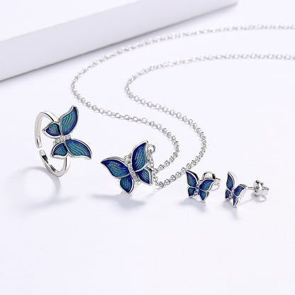 Blue Butterfly Wings Set